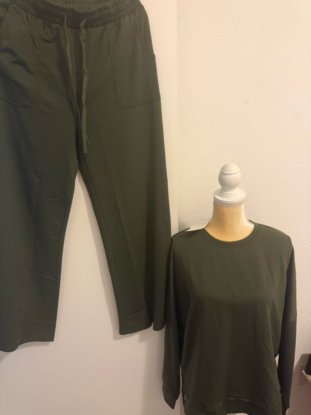 Olive Green Women's Pull-On Jogger Pants